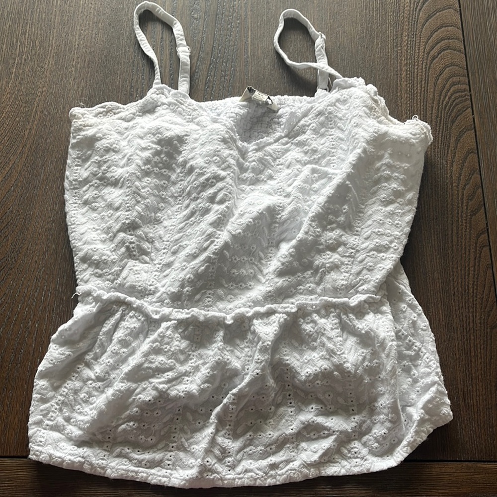 White tank top